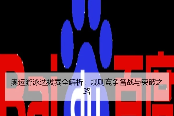 奥运游泳选拔赛全解析：规则竞争备战与突破之路